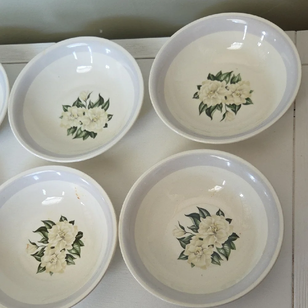 Vintage 1940's Homer Laughlin Nautilus 10   fruit or dessert bowl